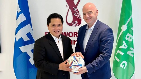 Football Institute: FIFA Endorse Erick Thohir Jadi Ketum PSSI
