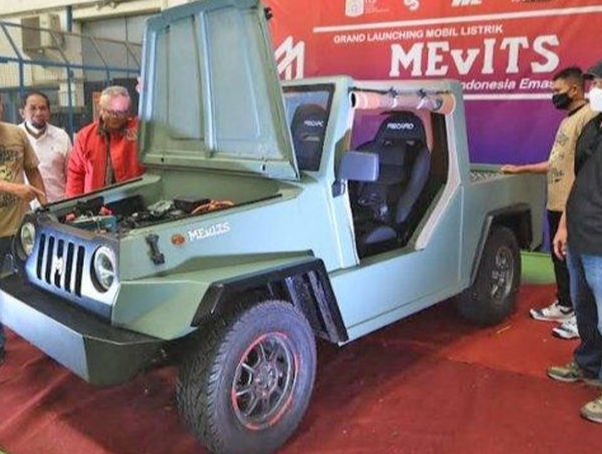 ITS Luncurkan Mobil Listrik Anak Bangsa, MEvITS ITS Luncurkan Mobil Listrik Anak Bangsa, MEvITS