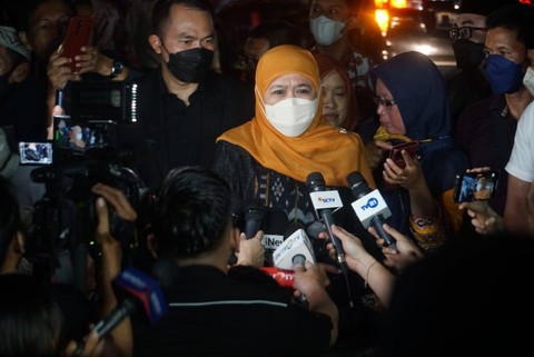 Khofifah: 2.219 Warga Mengungsi di 12 Titik Pengungsian Akibat Letusan