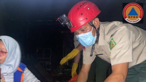 Rumah di Medan Hangus Terbakar, 2 Orang Tewas