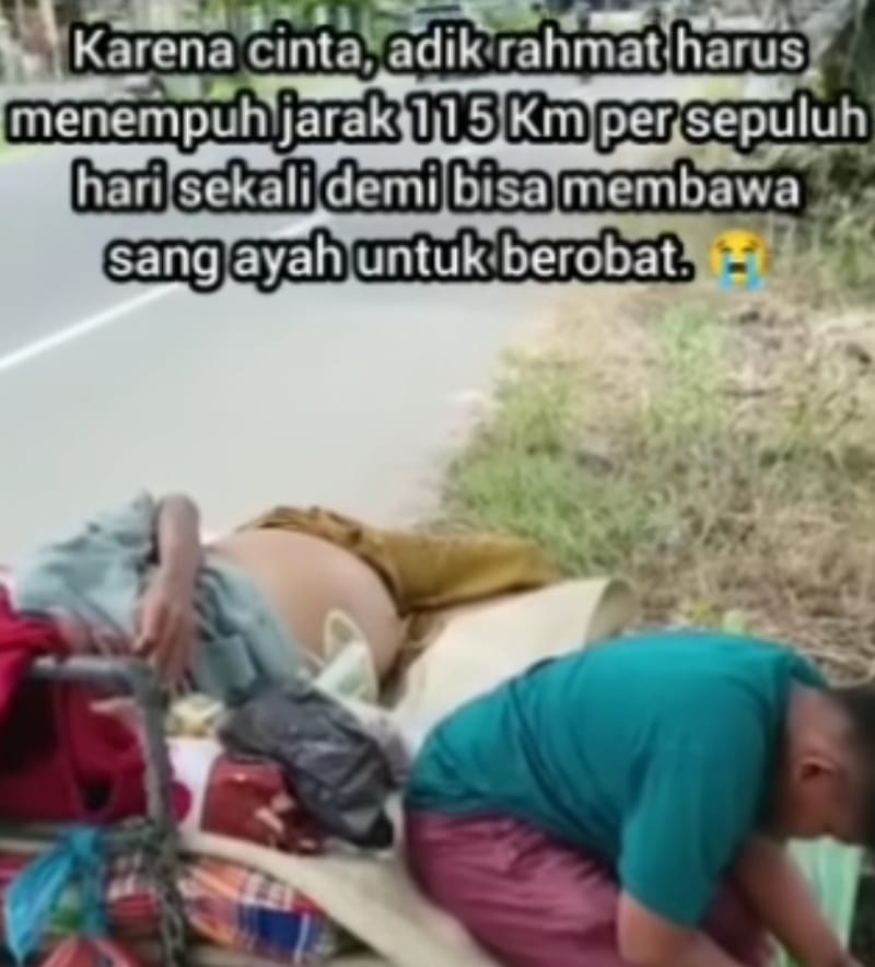 Video Bocah SD Kayuh Becak Sejauh Ratusan Kilo Demi Bawa Video Bocah SD Kayuh Becak Sejauh Ratusan Kilo Demi Bawa Ayah Berobat ke RS Viral