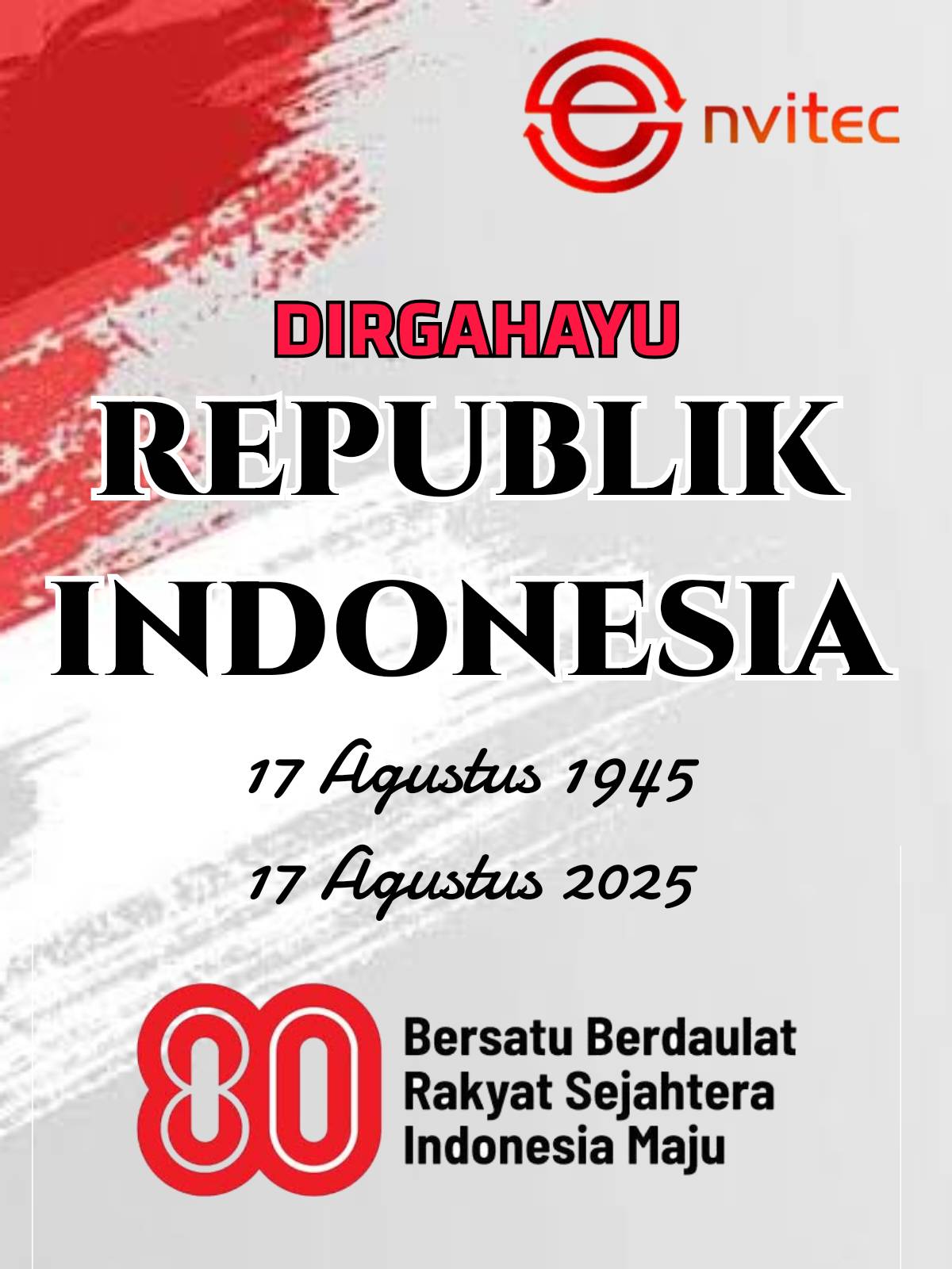 iklan hut ri ke 80 envitech dumai